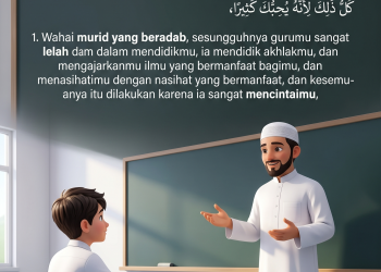 Komik Akhlaq Lil Banin Jilid 1 – آداب التلميذ مع أستاذهِ